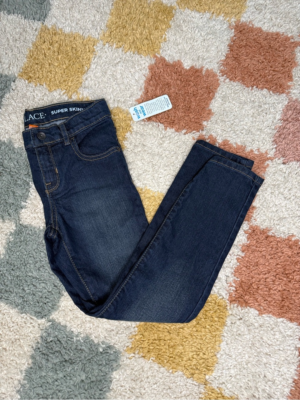 Boys Super Skinny Dark Wash Jeans